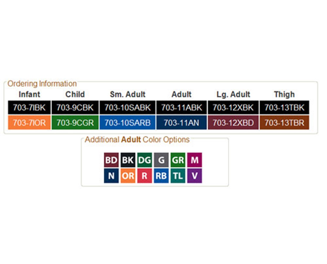 703 Series color options Color chart