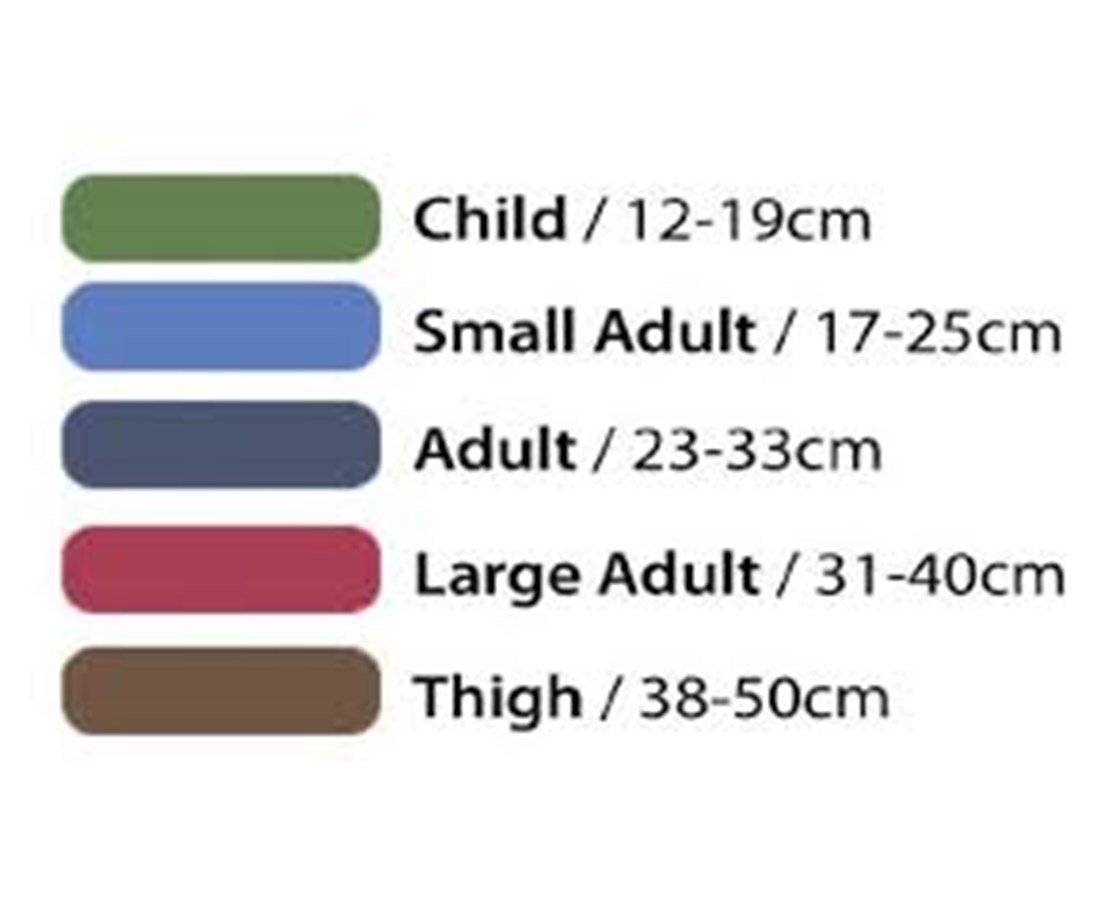 ADview cuff sizes ADview cuff size chart