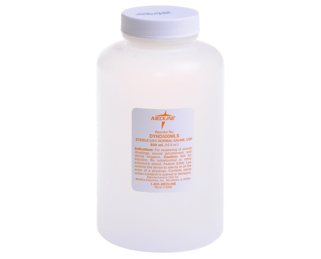 Medline Sterile Saline Solution Save at Tiger Medical, Inc